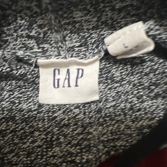 Gap Gray Marled Open Front Cardigan Sweater Size L - Picture 12 of 12